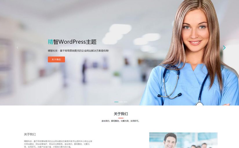 私人诊所wordpress主题