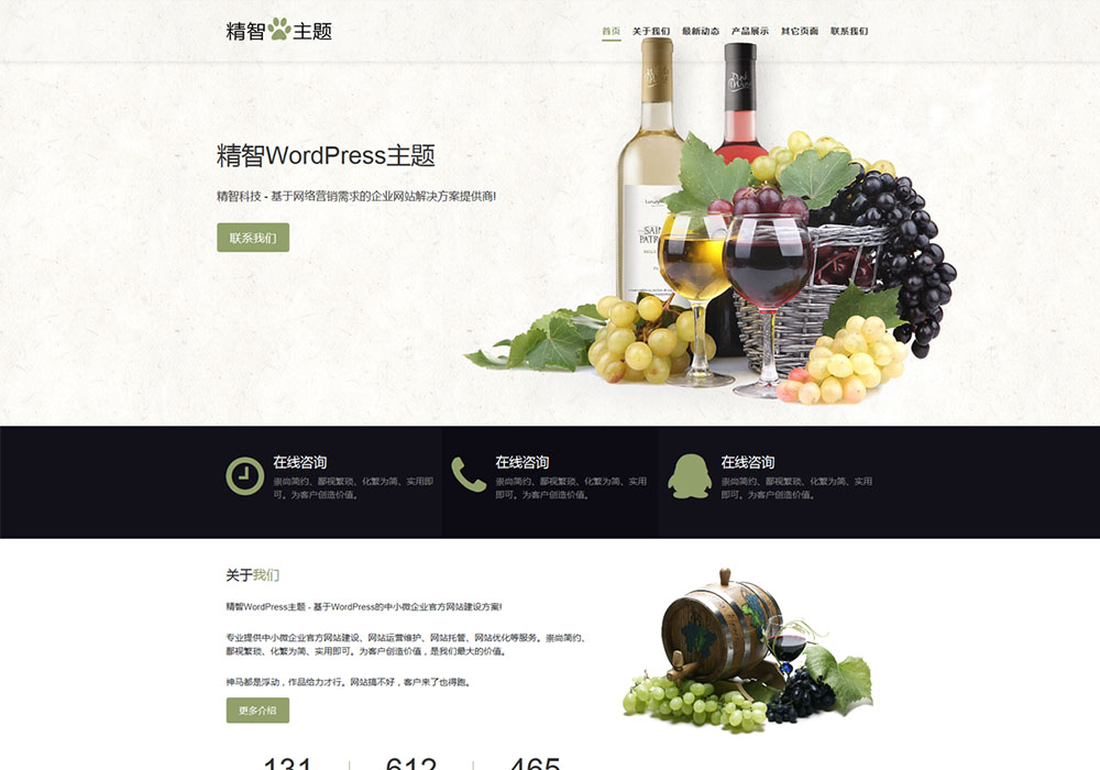 wordpress红酒主题
