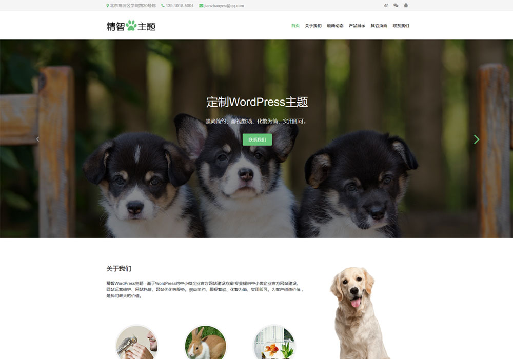 阿猫阿狗小可爱wordpress主题